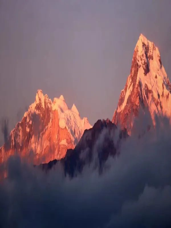 Sunrise seen from Sarangkot