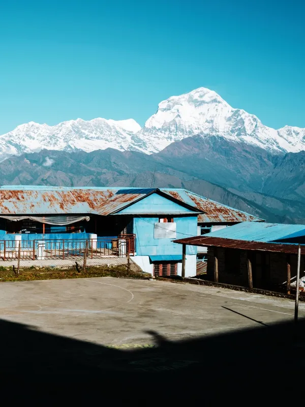 Views of Annapurna from Pokhara